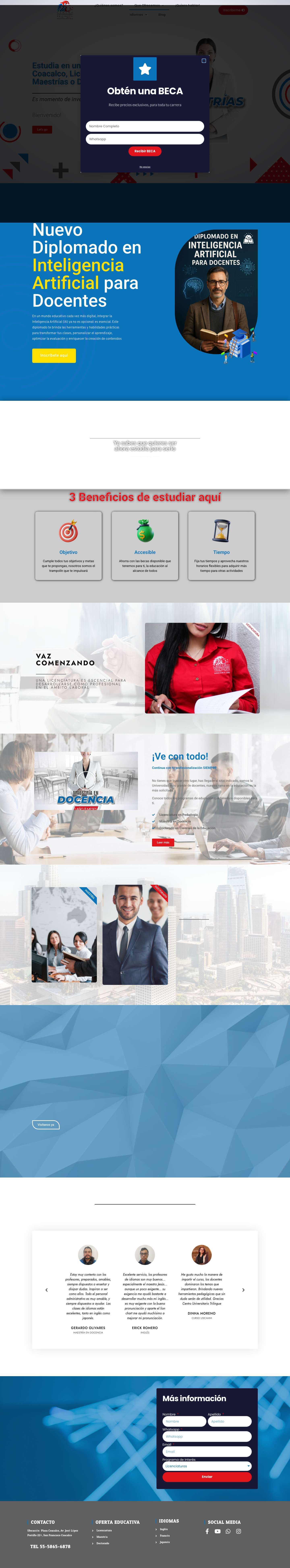 Universidad Trilingüe en Coacalco | Centro Universitario Trilingue - Full Screenshot