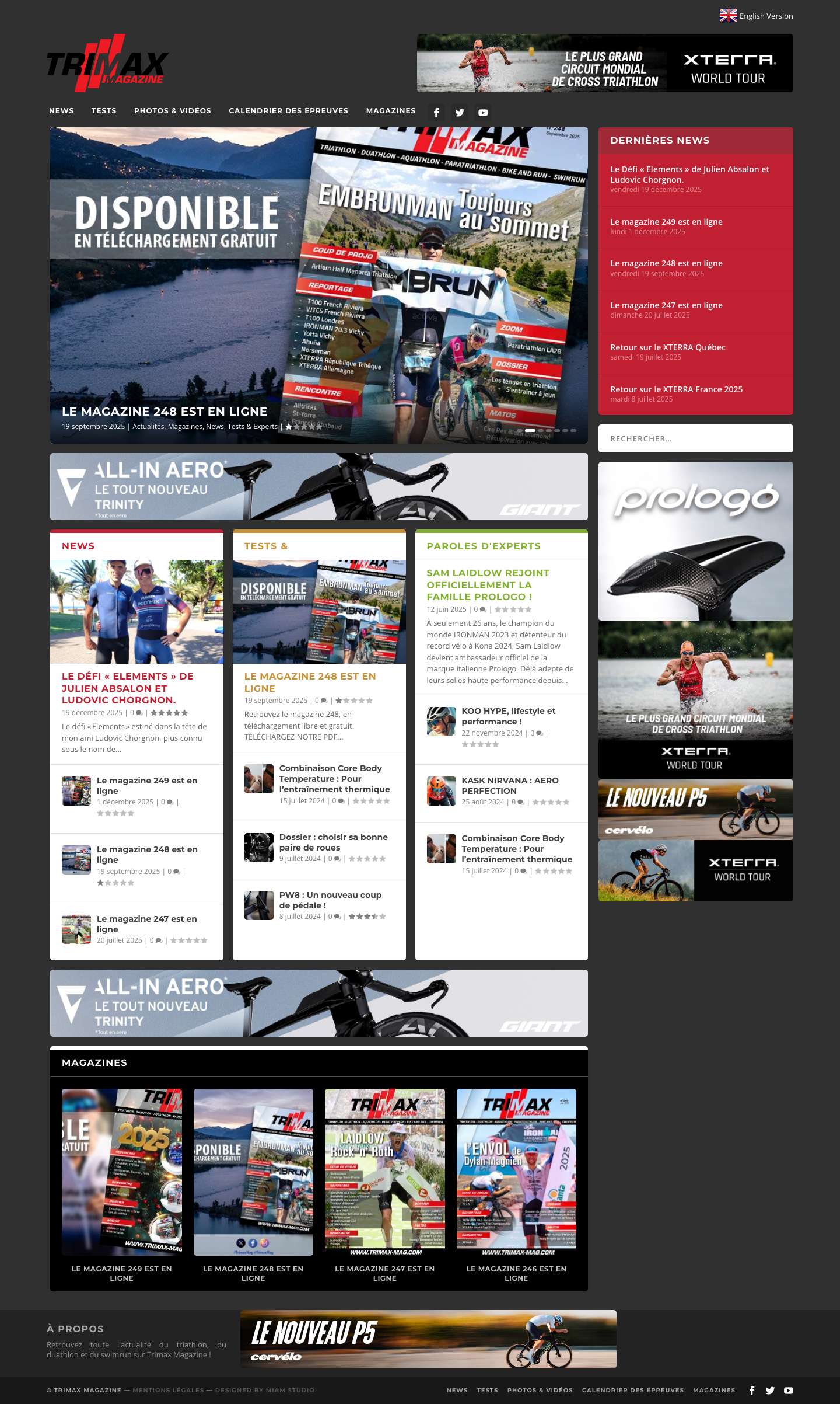 | Trimax Magazine - Full Screenshot