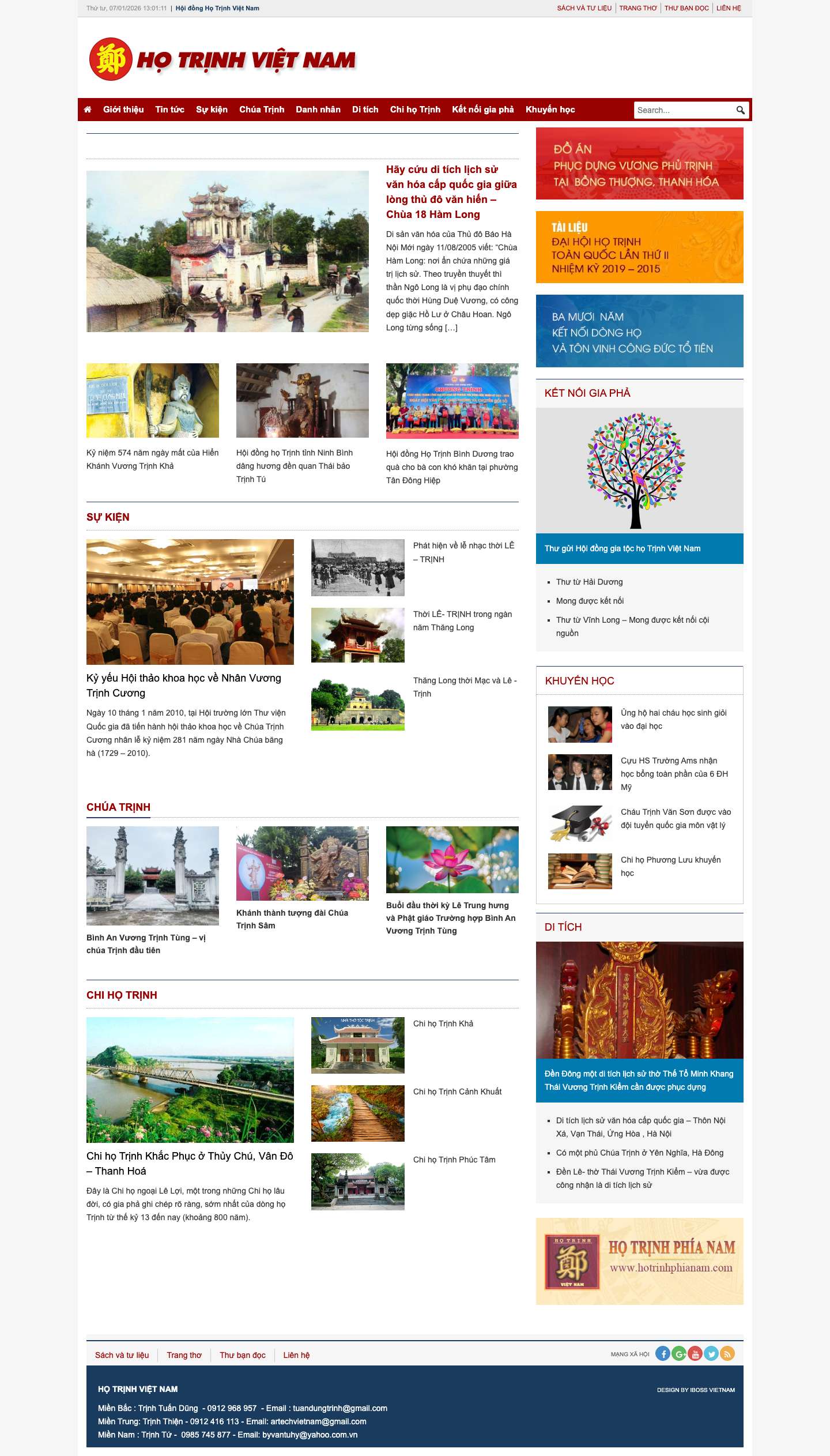 Họ Trịnh Việt Nam - Full Screenshot