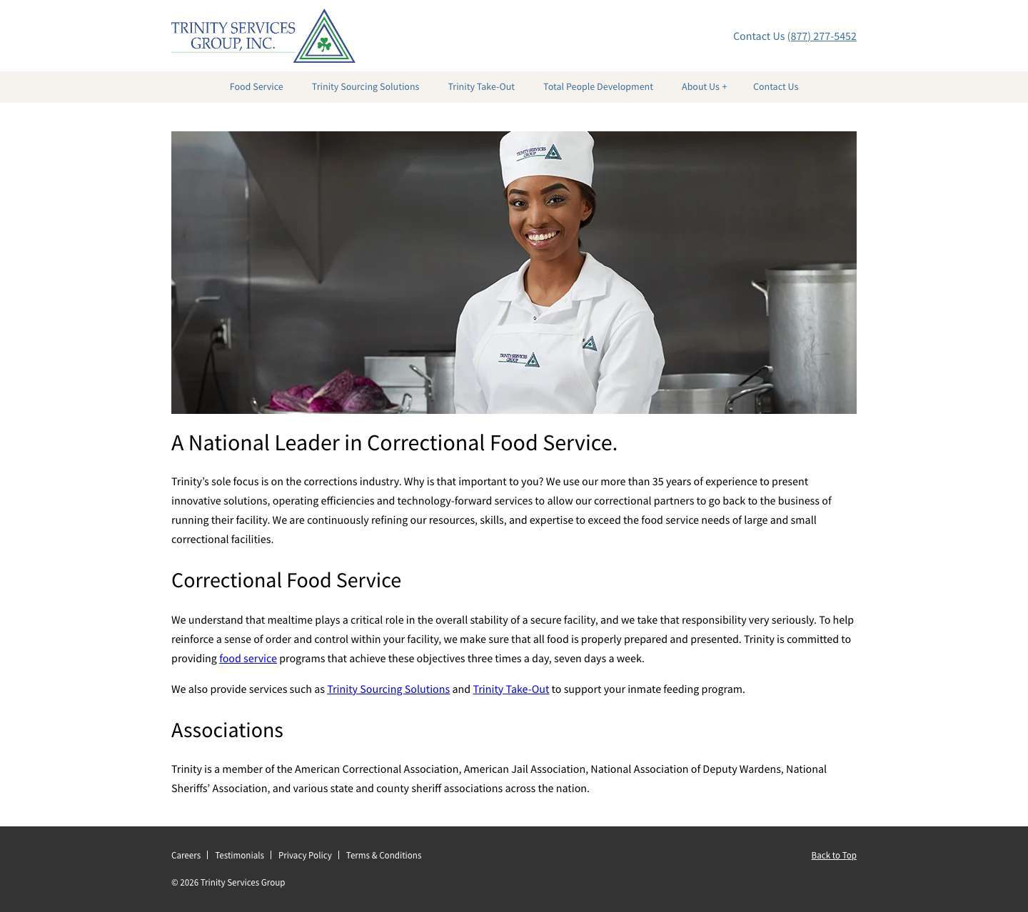 Home - Trinity Services Group - Full Screenshot