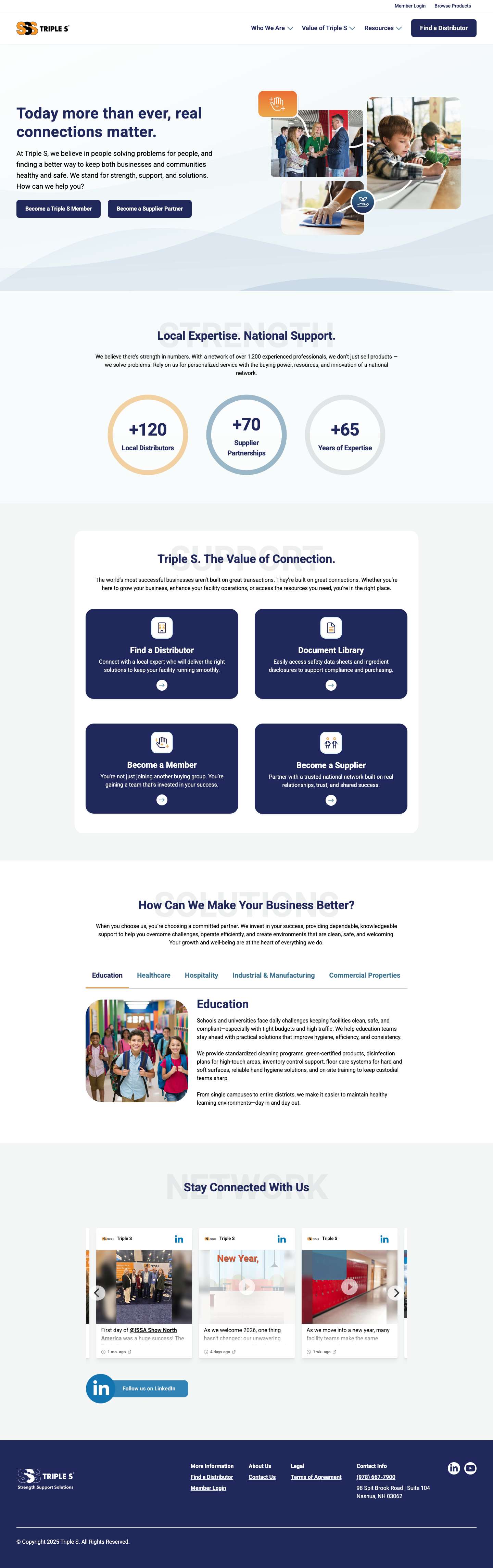 Home - Triple S - Full Screenshot