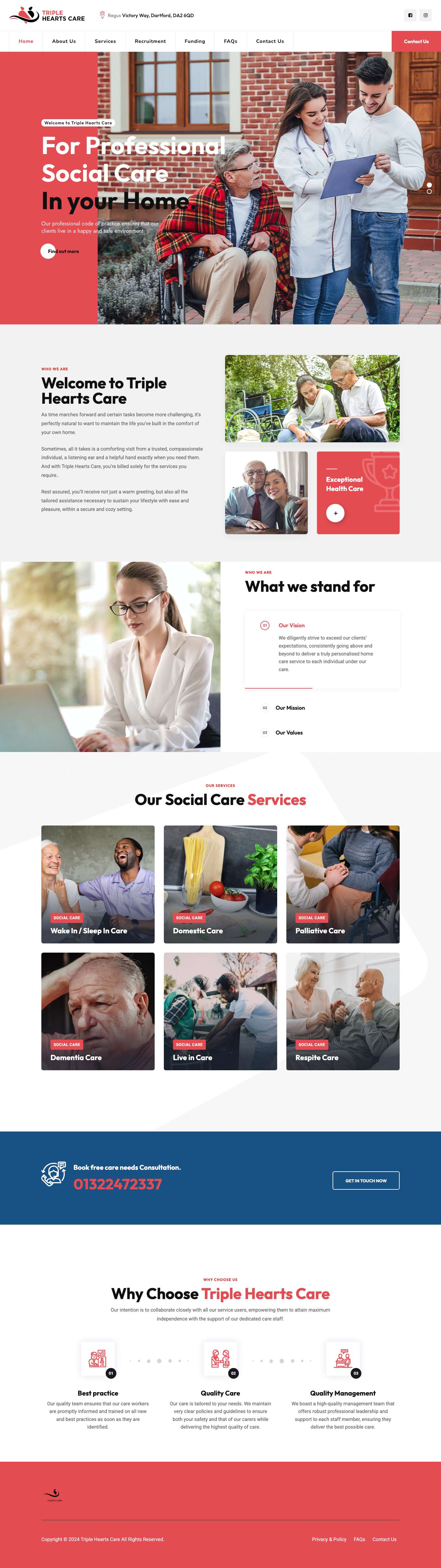 Triple Hearts Care LTD – Triple Hearts Care LTD - Full Screenshot