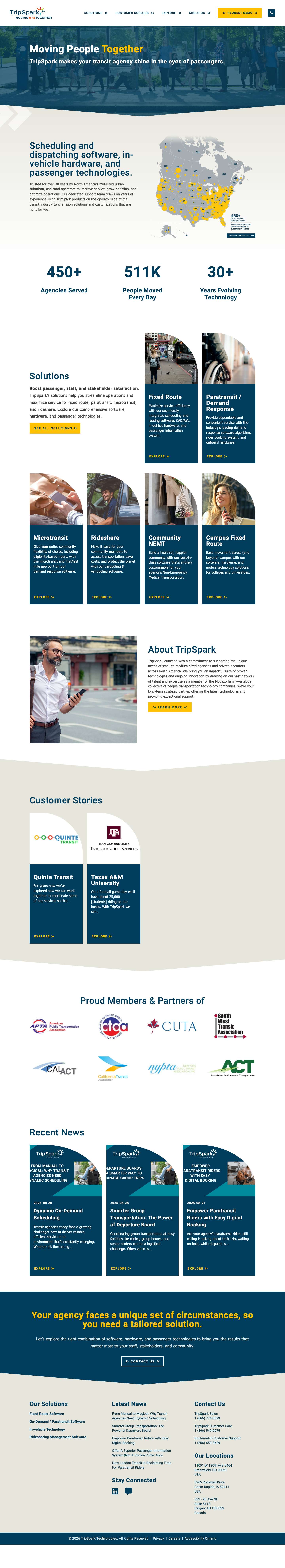 Fixed Route Software | Paratransit Software | NEMT Software - Full Screenshot