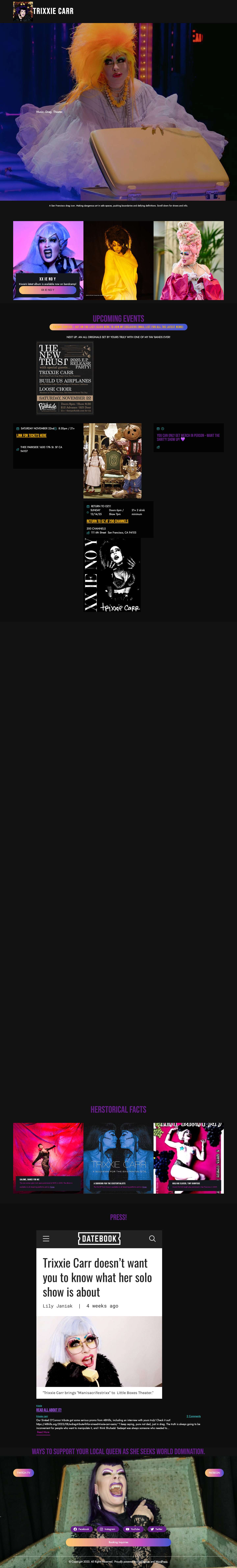 trixxie carr – xx ie no y - Full Screenshot