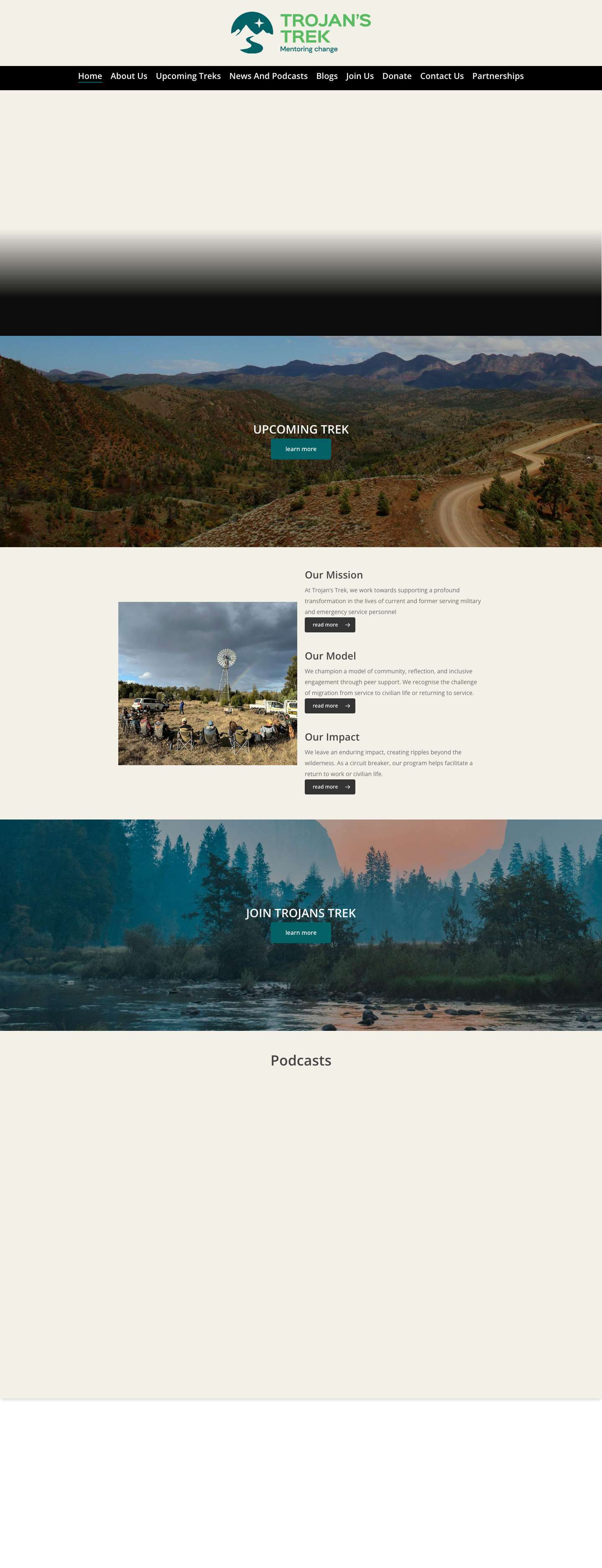 Home - Trojan's Trek - Full Screenshot