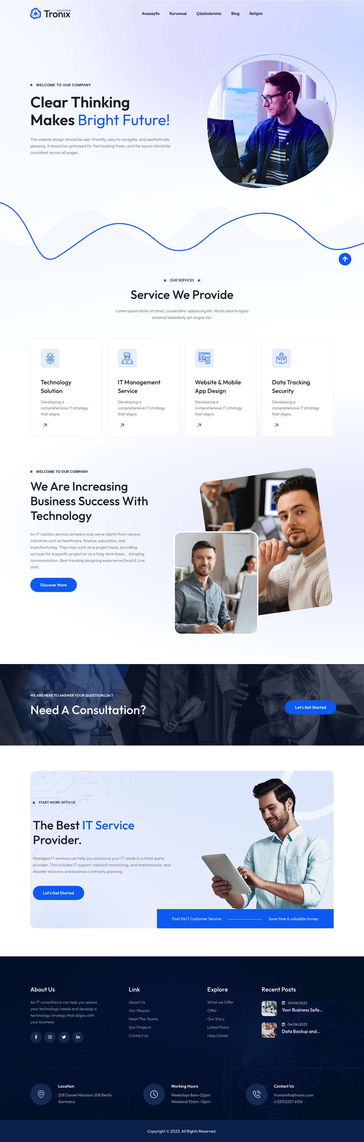 Home - Troms Teknoloji - Full Screenshot