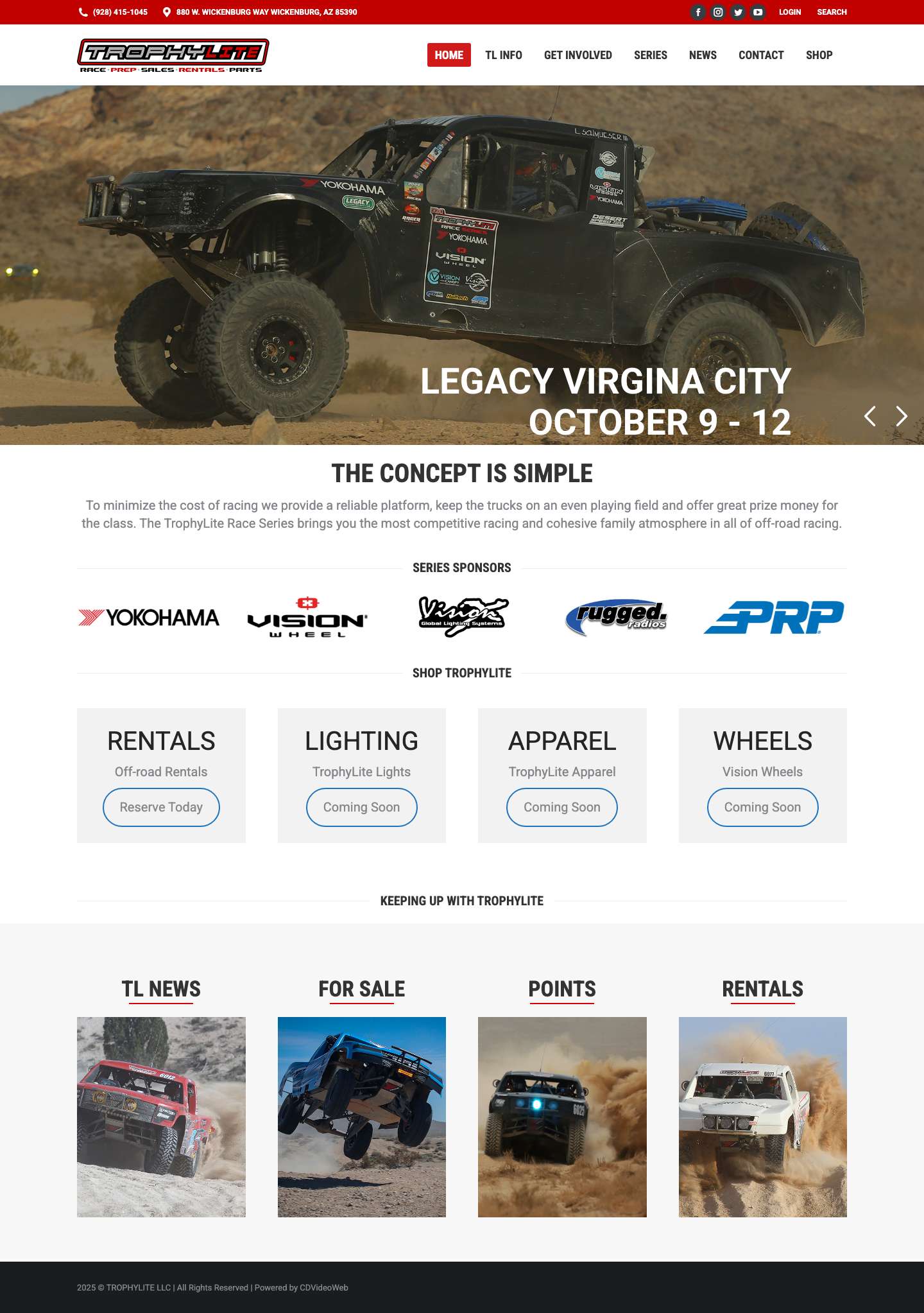 TrophyLite – Home of the TrophyLite Race Series - Full Screenshot