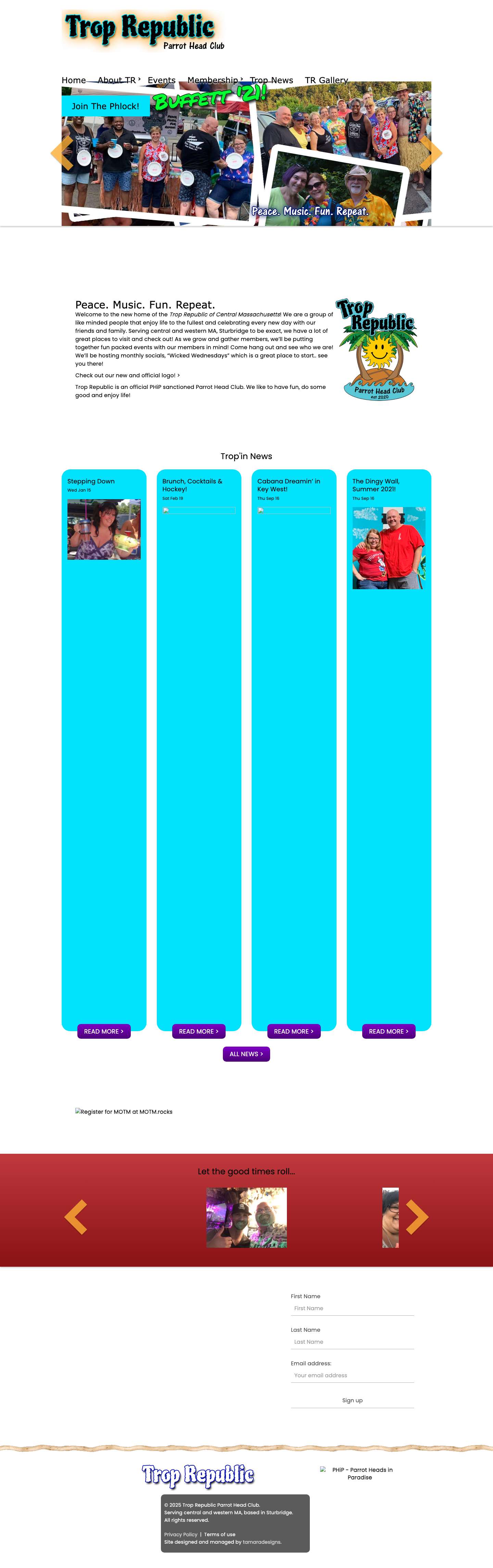 Trop Republic Parrot Head Club - Full Screenshot