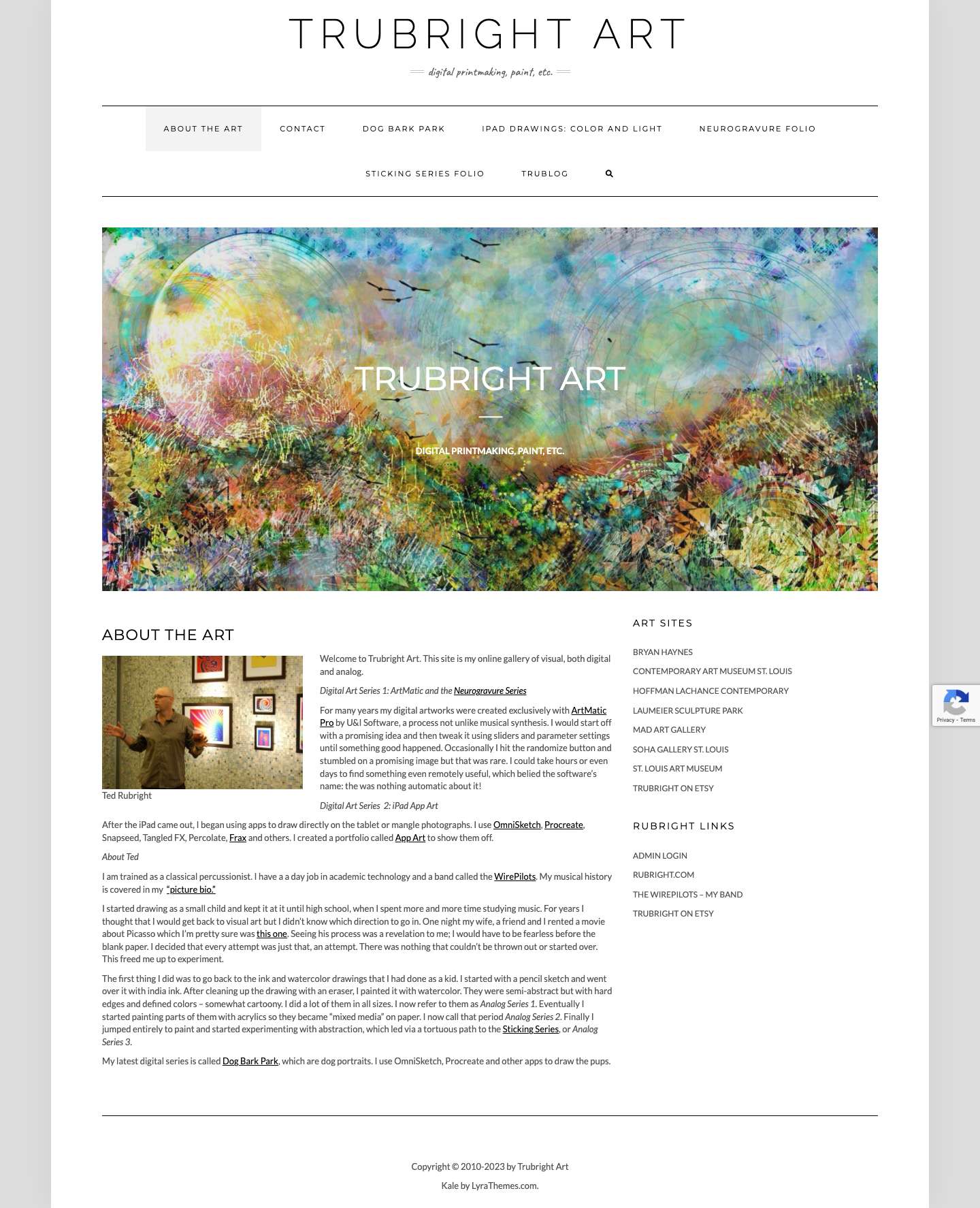 About the Art - Trubright Art - Full Screenshot