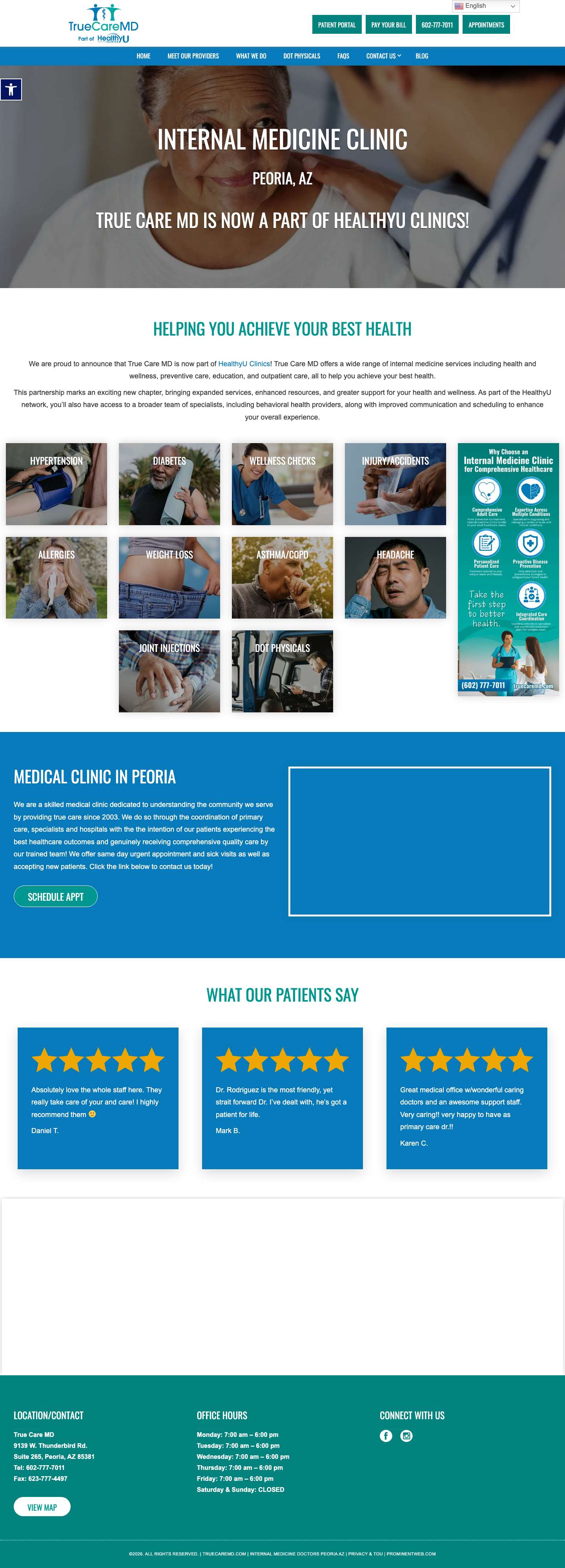 Top Internal Medicine Doctors Sun City West, Peoria, Phoenix AZAccessibility ToolsIncrease TextDecrease TextGrayscaleHigh ContrastNegative ContrastLight BackgroundLinks UnderlineReadable FontResetSitemap - Full Screenshot