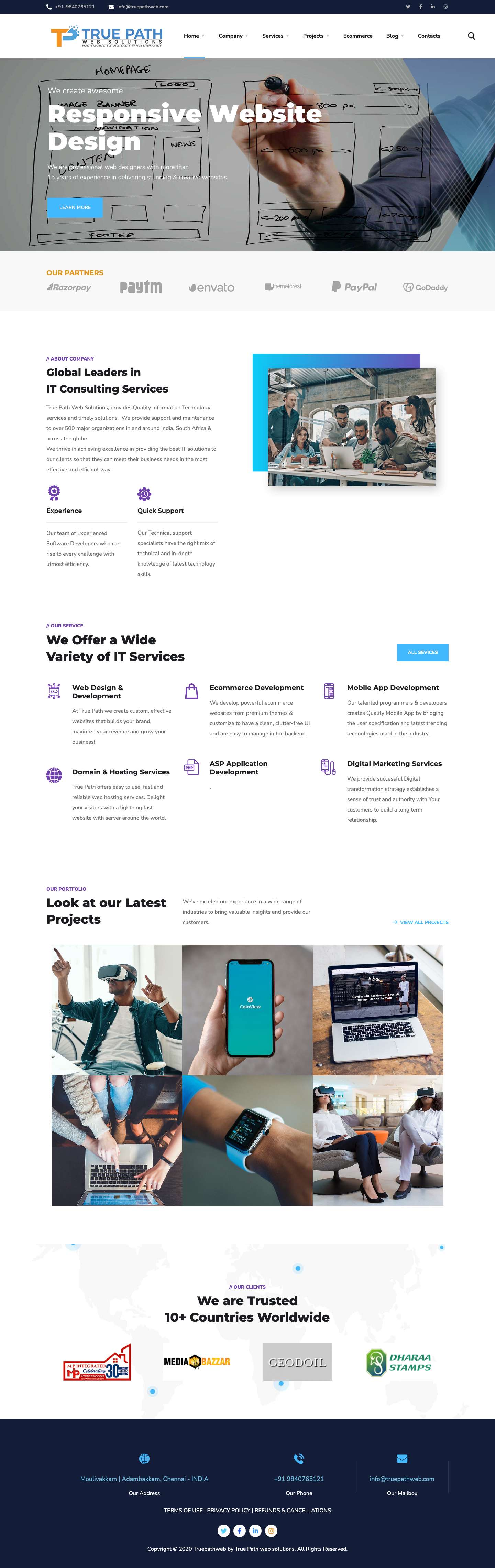 True Path Web Solutions – Your Guide to Digital Transformation - Full Screenshot