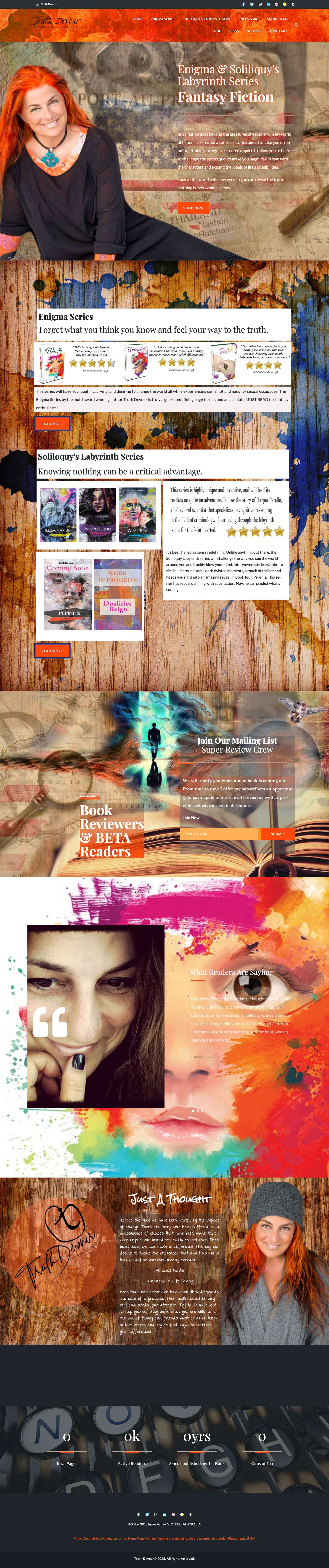 Home - Truth Devour - Full Screenshot