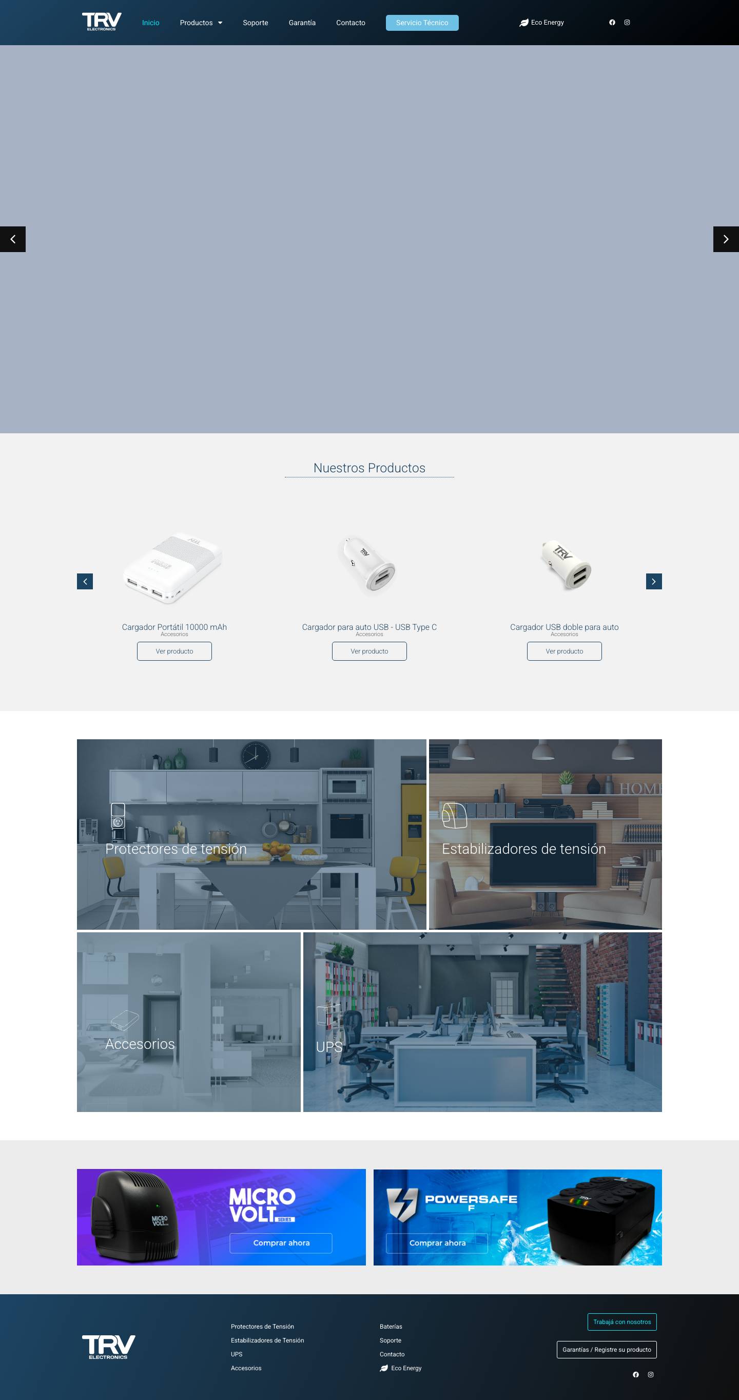 TRV Electronics - Full Screenshot