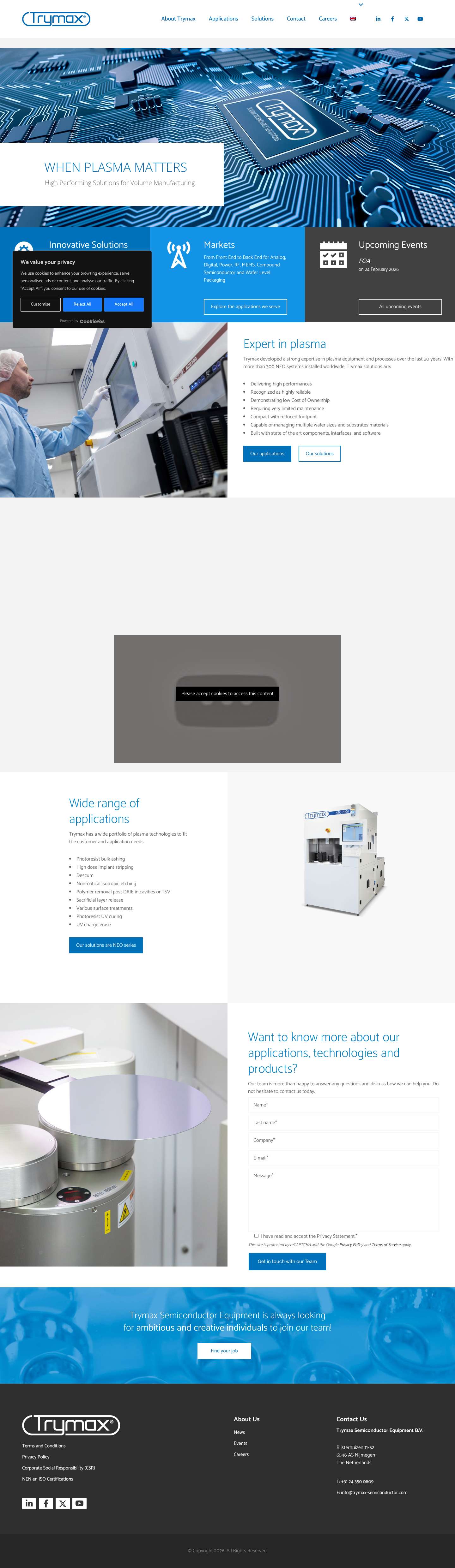Home - Trymax SemiconductorHome - Trymax Semiconductor - Full Screenshot
