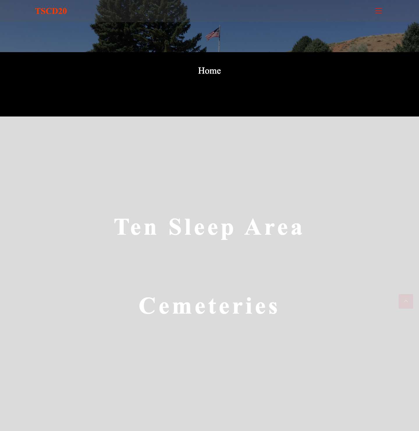 TSCD20 – Ten Sleep Cemetery District - Full Screenshot