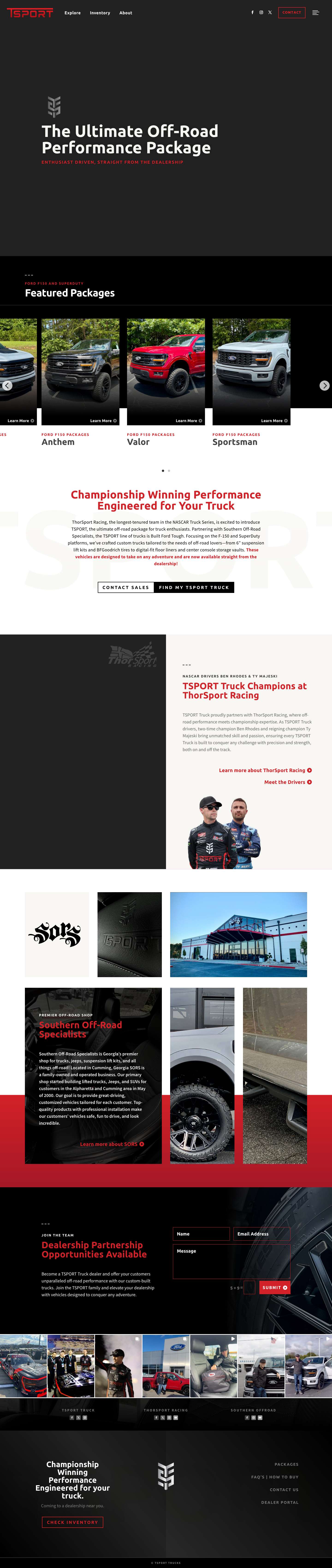 TSport Trucks - The Ultimate Off-Road Performance Package - Full Screenshot