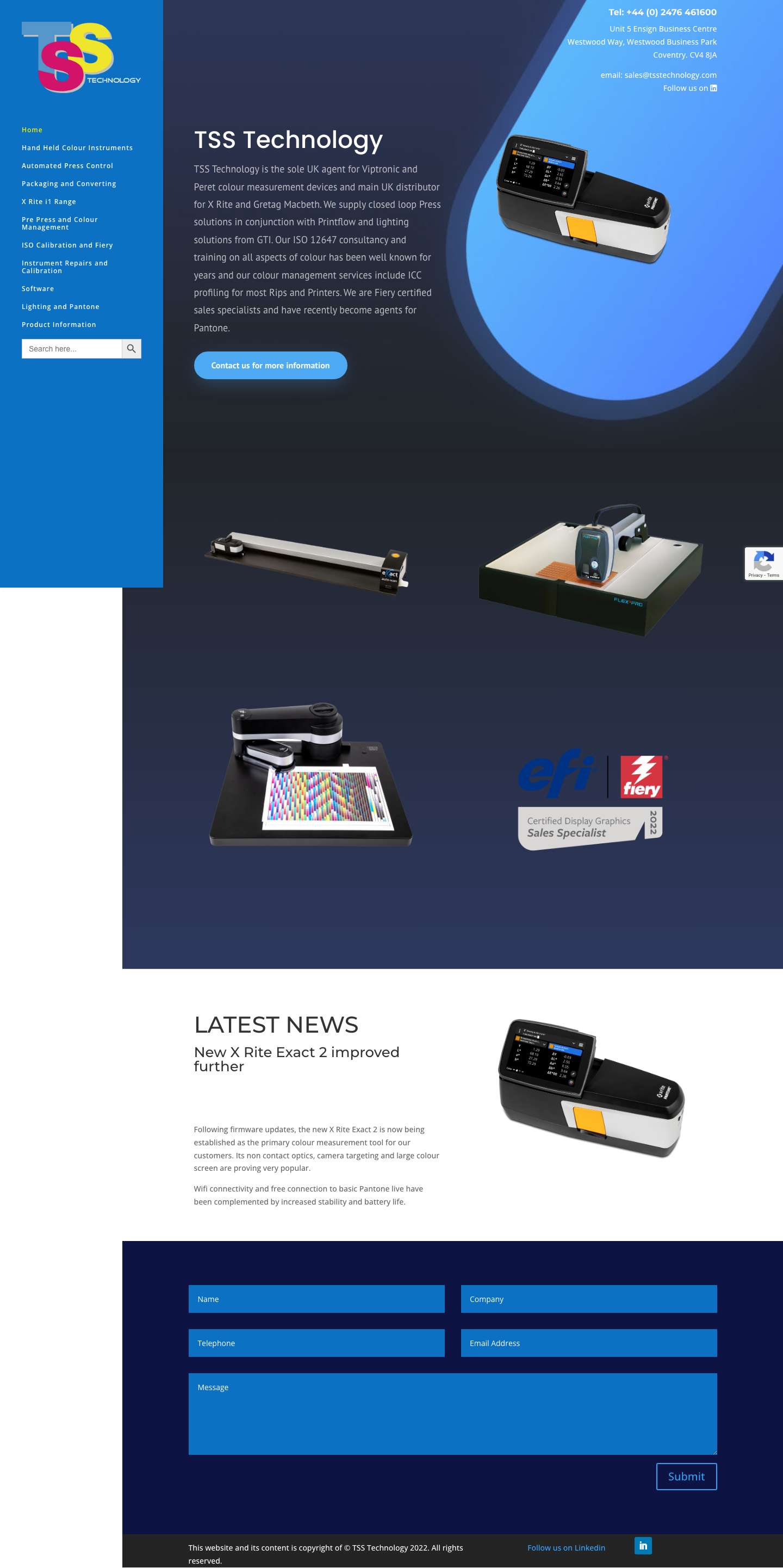 Home - TSS Technology - Full Screenshot