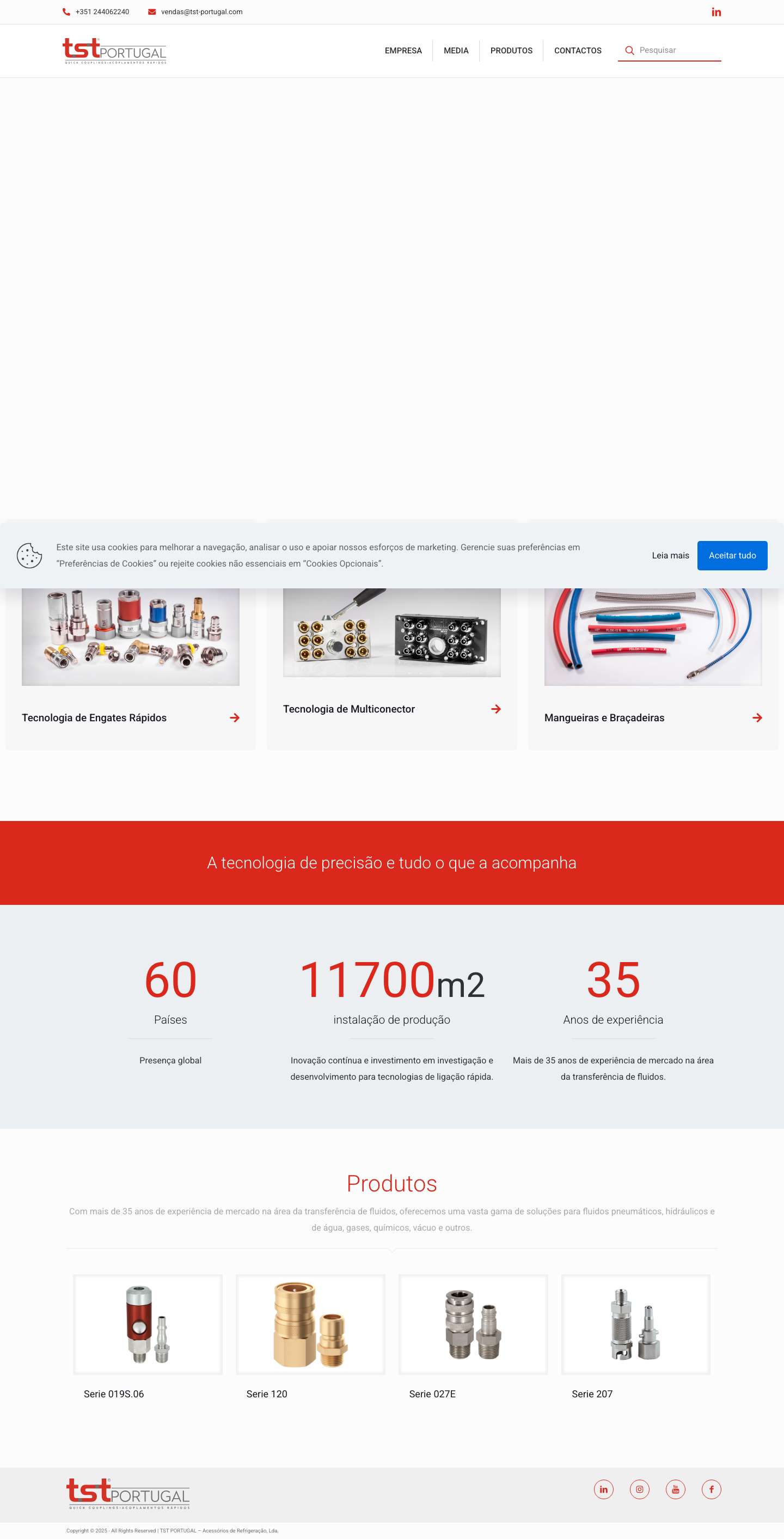 TST – Portugal – ACOPLAMENTOS RÁPIDOS - Full Screenshot