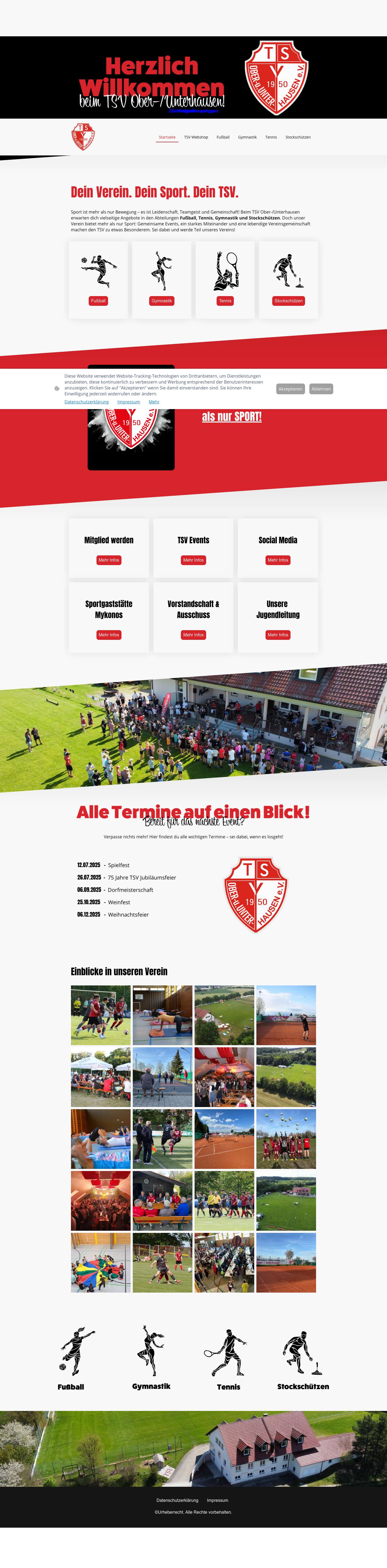 Startseite - Full Screenshot