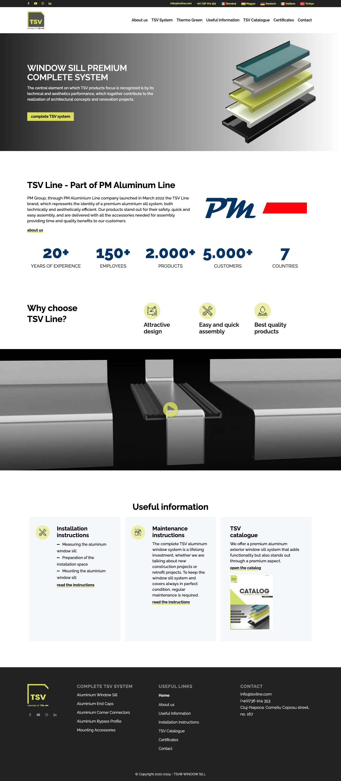 Window Sill - Premium & complete system | TSV®Window Sill - Premium & complete system | TSV® - Full Screenshot