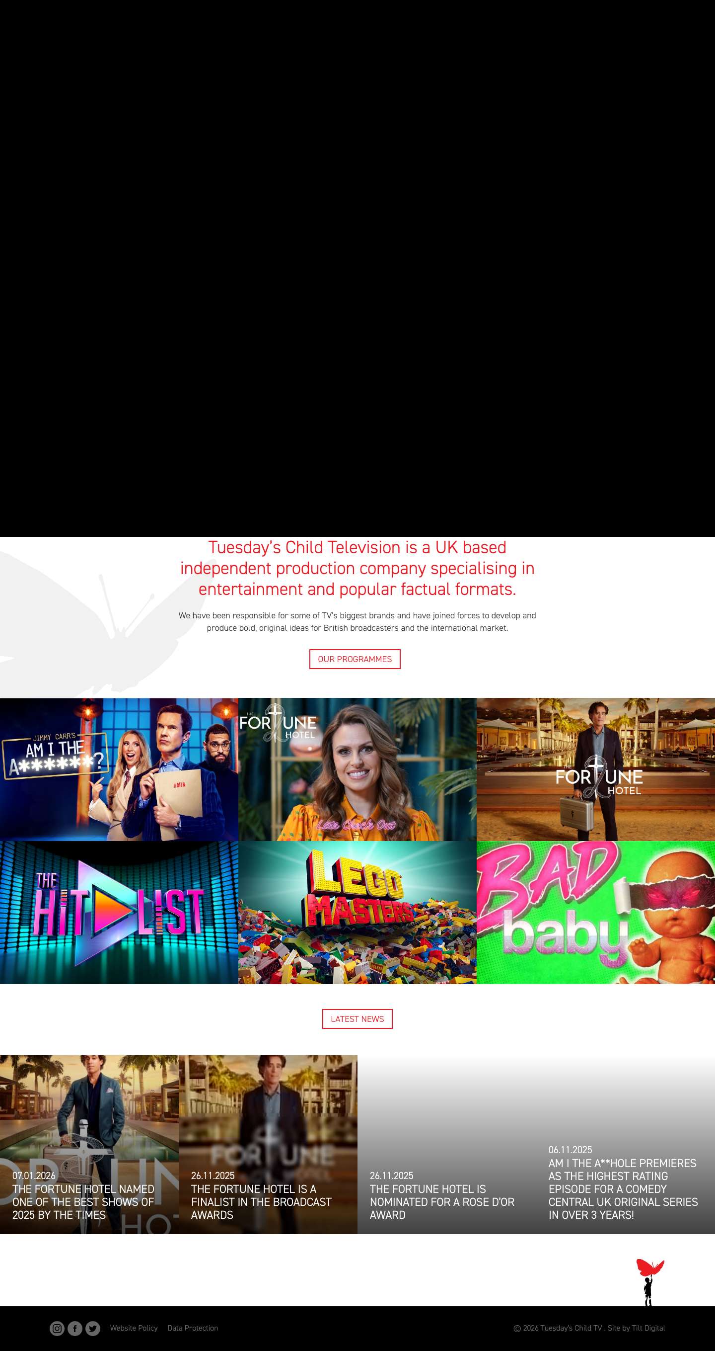 Home - Tuesday's Child TV - Full Screenshot