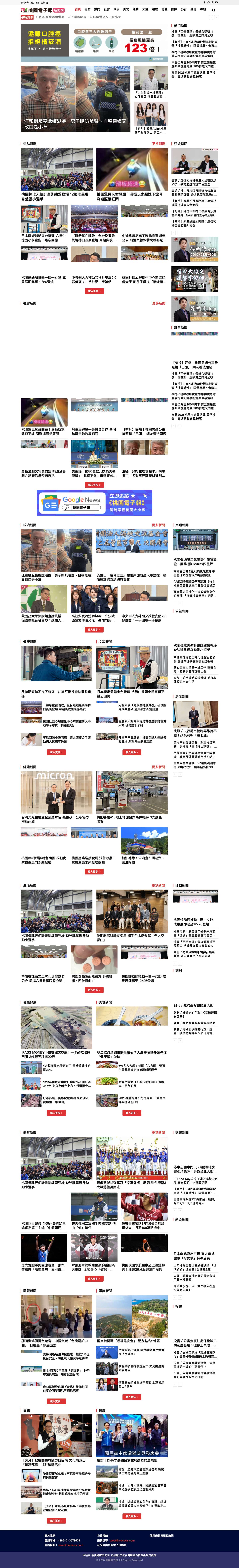 桃園電子報 - Full Screenshot