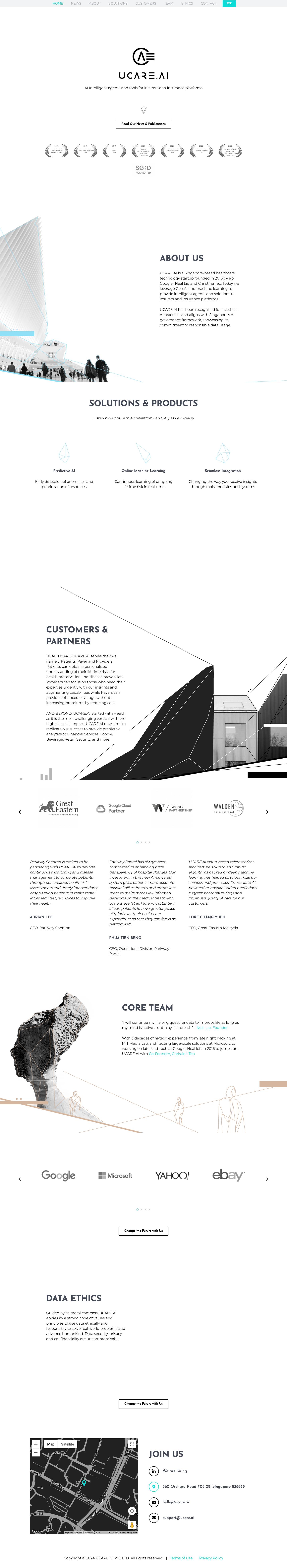 UCARE.AI – Sensing & predicting your health - Full Screenshot