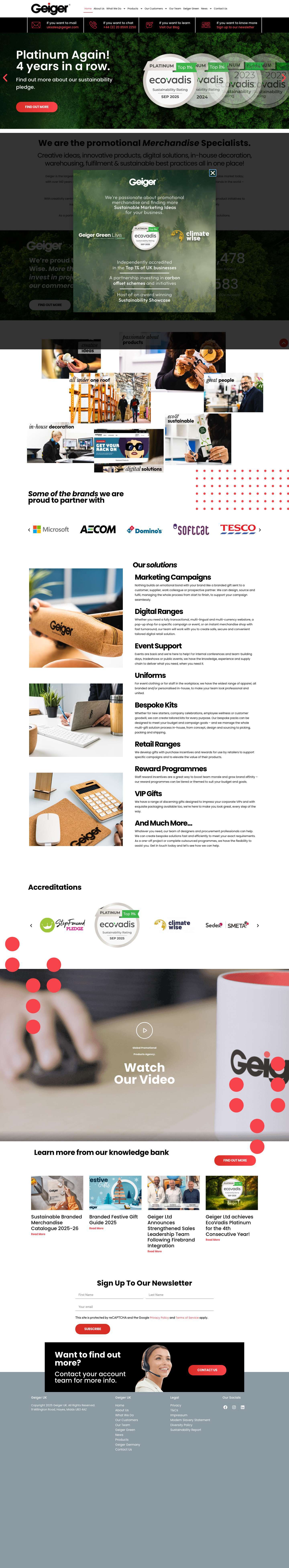 Geiger UK - Brandspiration - Full Screenshot