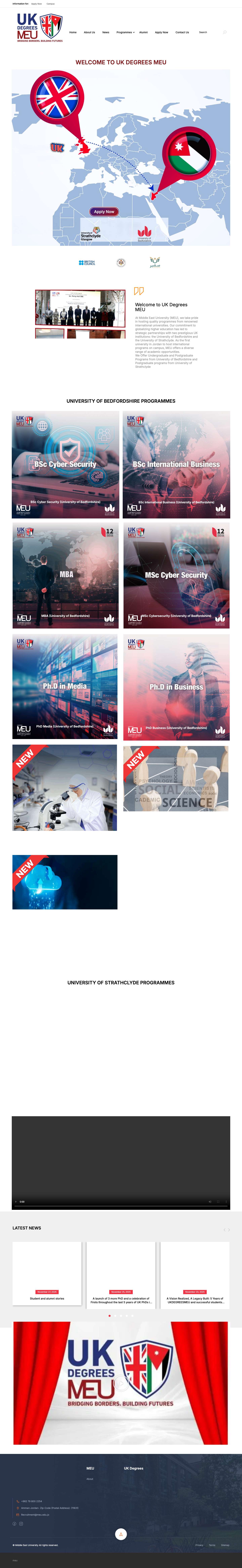 Home University - UK Degrees - Full Screenshot