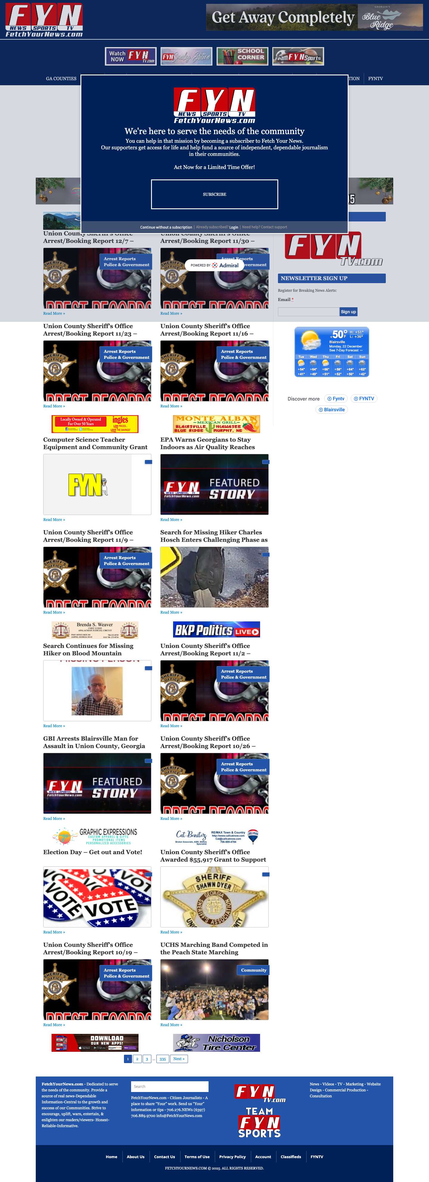 Home - UnionUnion | Your Town, Your News - Full Screenshot