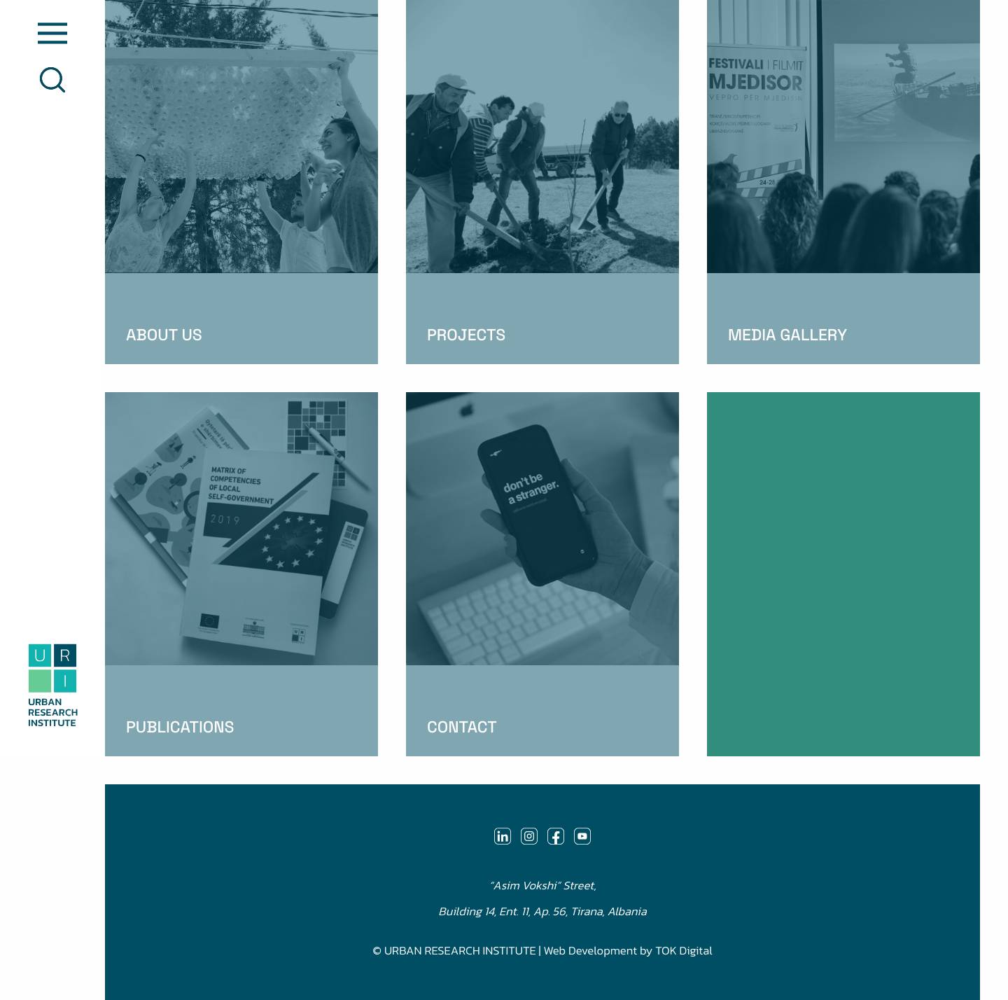 Urban Research Institute - Full Screenshot