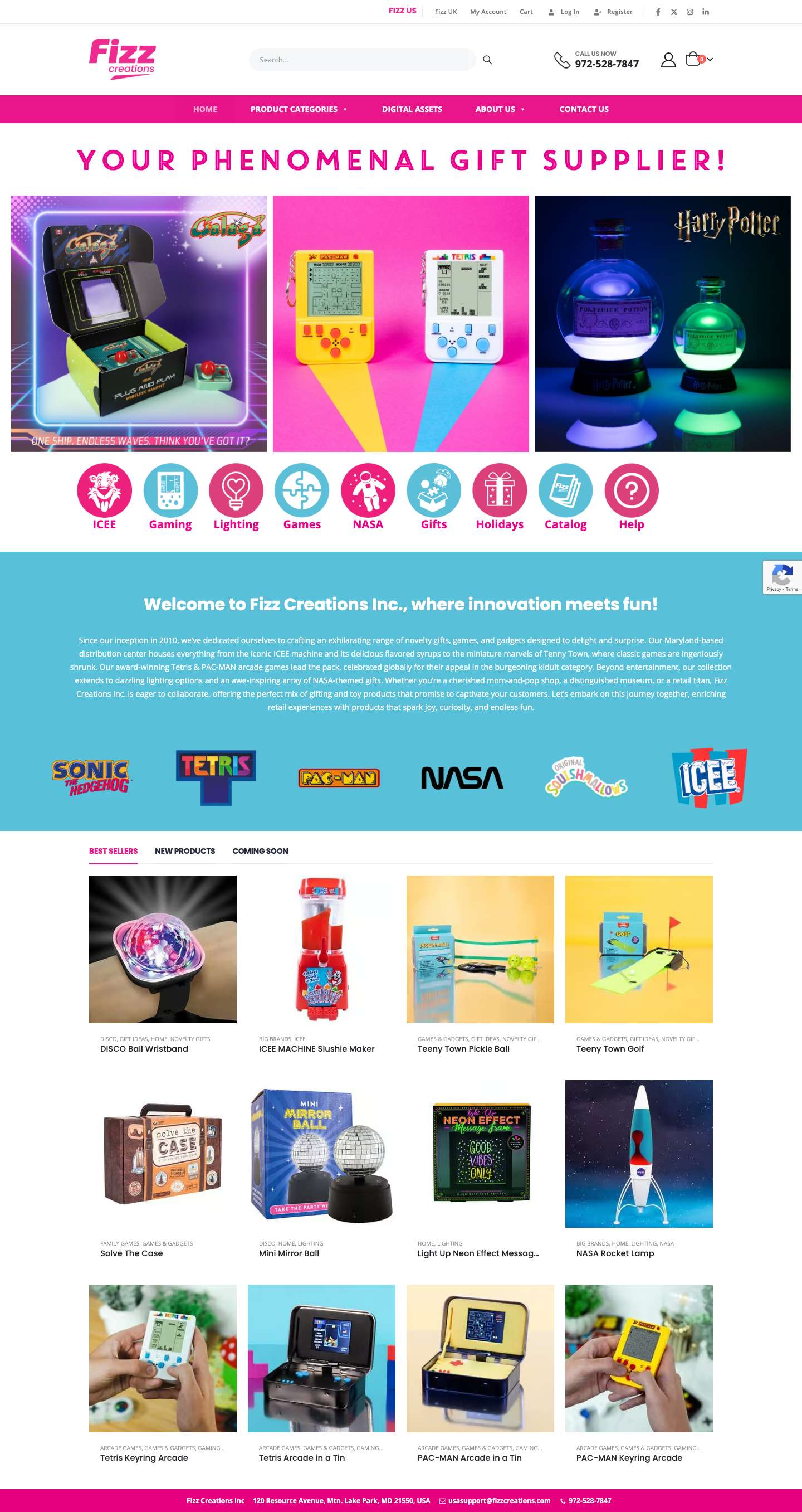 USA Fizz Gifts & Games - Creating Fun For Everyone! - Full Screenshot