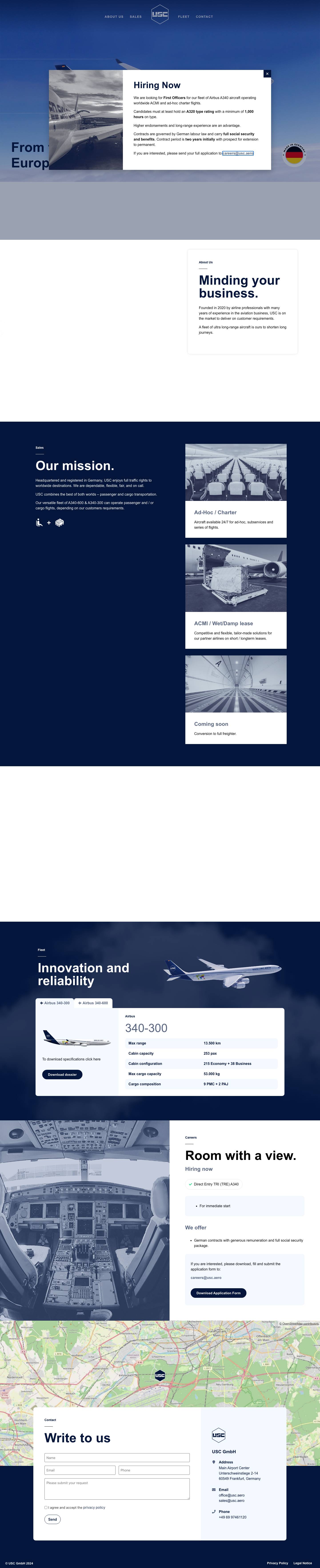 USC GmbH - Full Screenshot