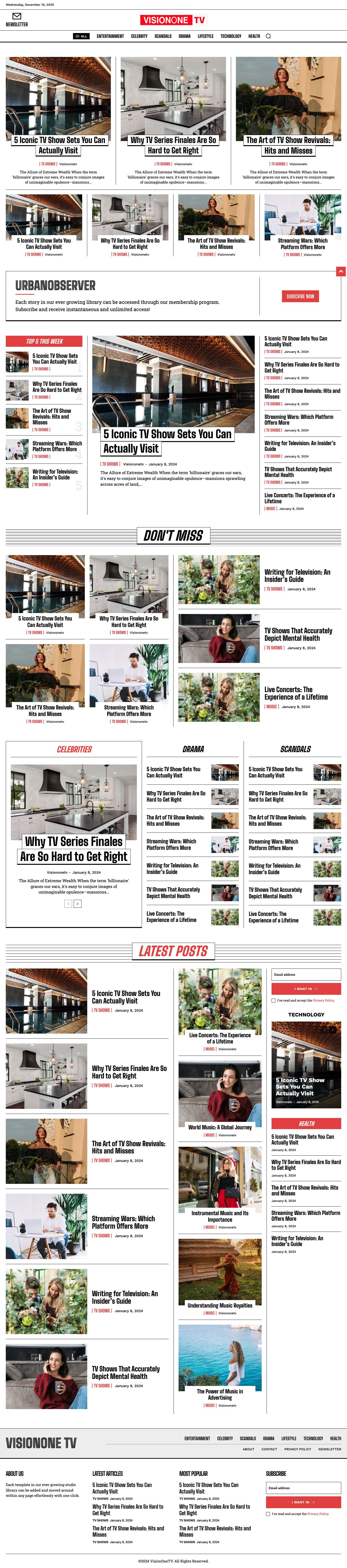 VISIONONE TV - Full Screenshot