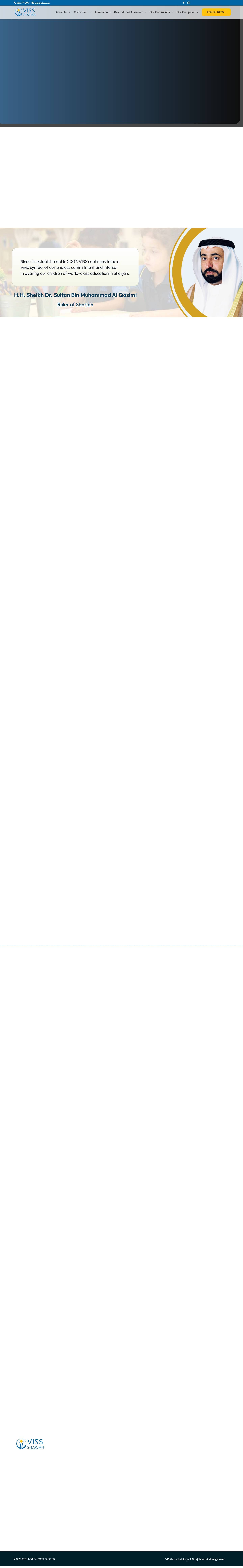 Victoria International School of Sharjah - Al Taawun | - Full Screenshot