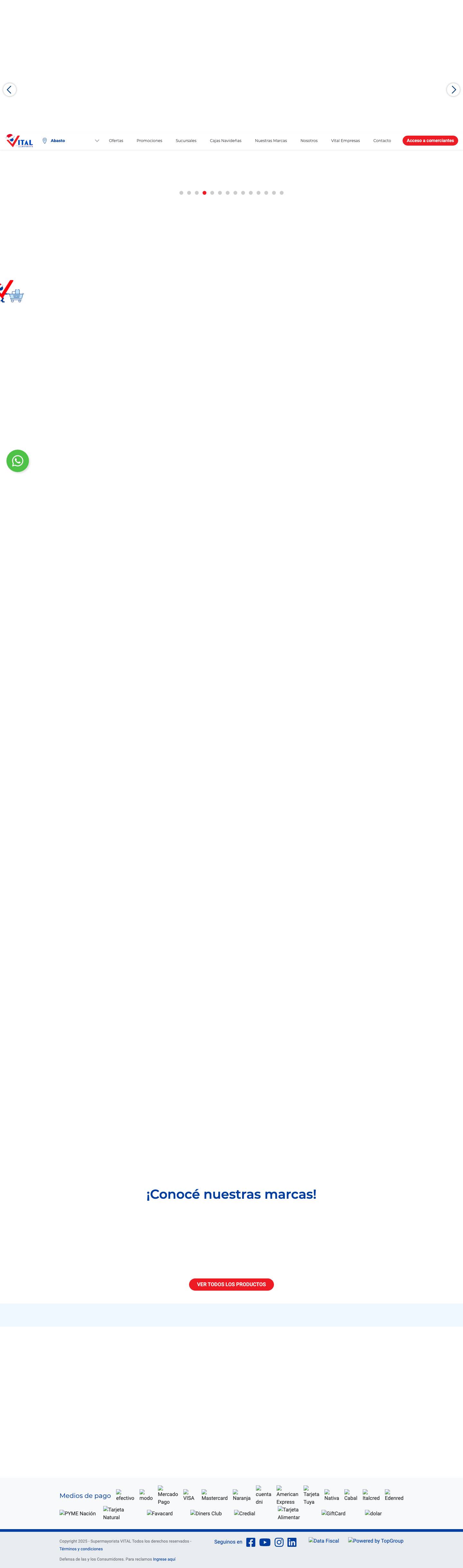 Supermayorista Vital - El mayorista de tu ahorro - Full Screenshot