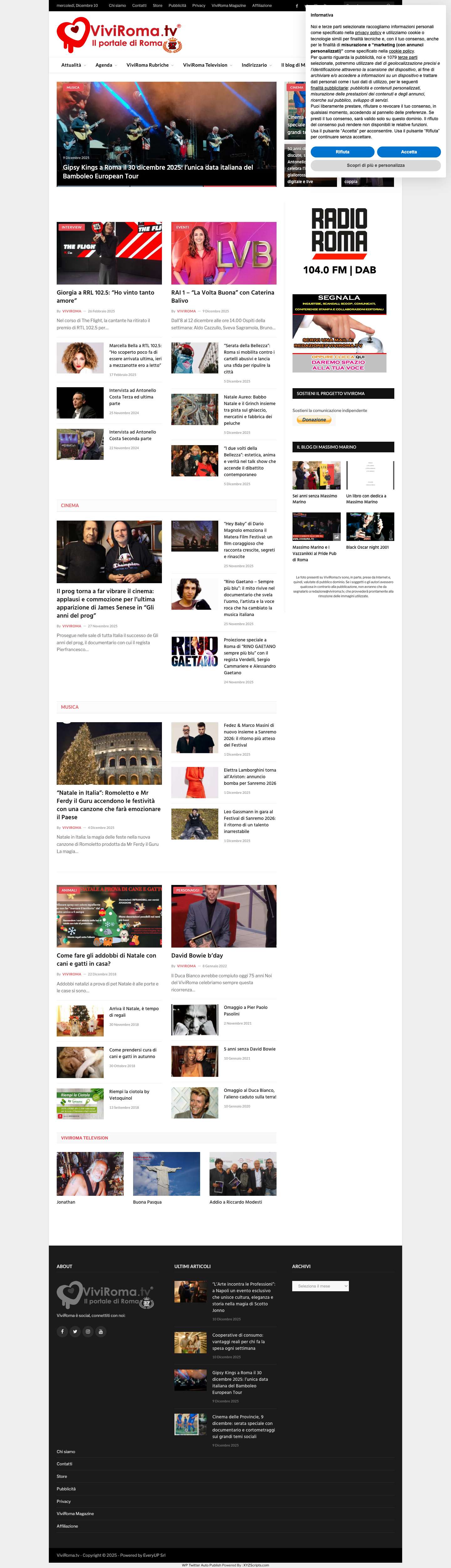 Homepage - VIVIROMA - Full Screenshot