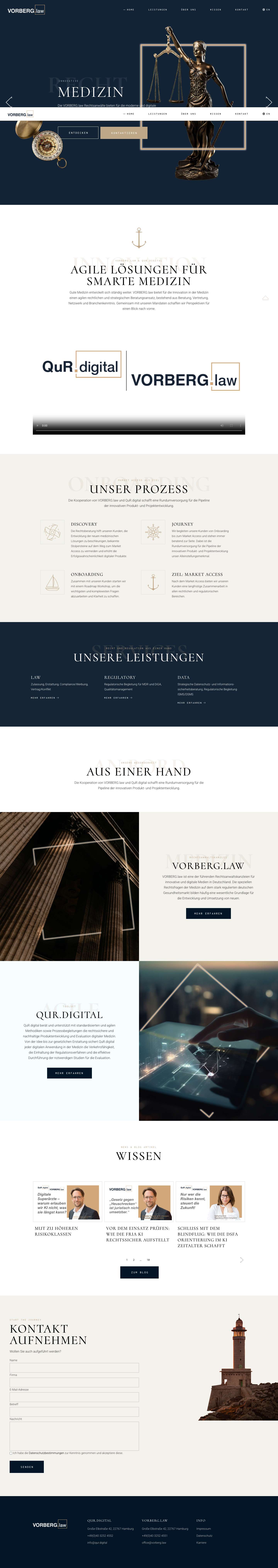 Main Home - Vorberg.law - Full Screenshot