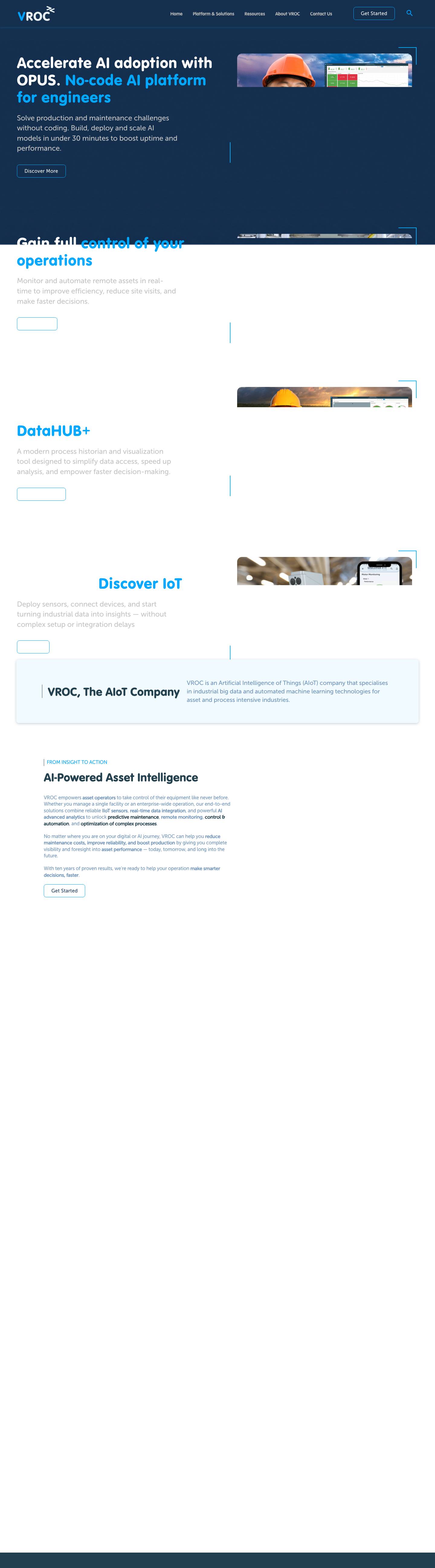 VROC AIoT Company - Full Screenshot