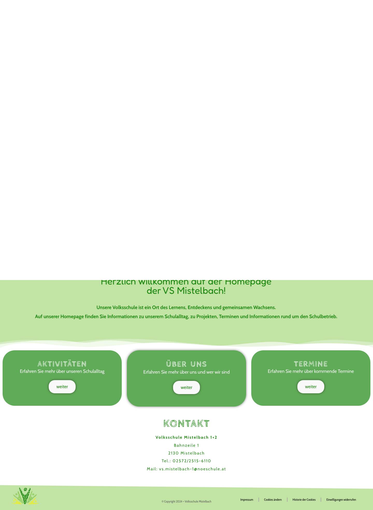 Volksschule Mistelbach - Full Screenshot