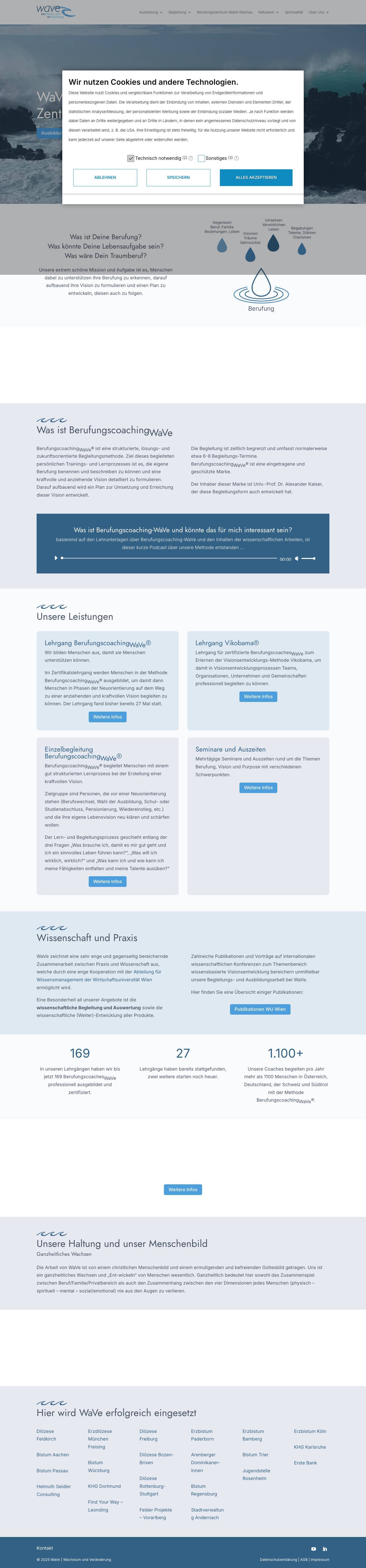 WaVe | Zentrum für Wachstum und Veränderung - Full Screenshot