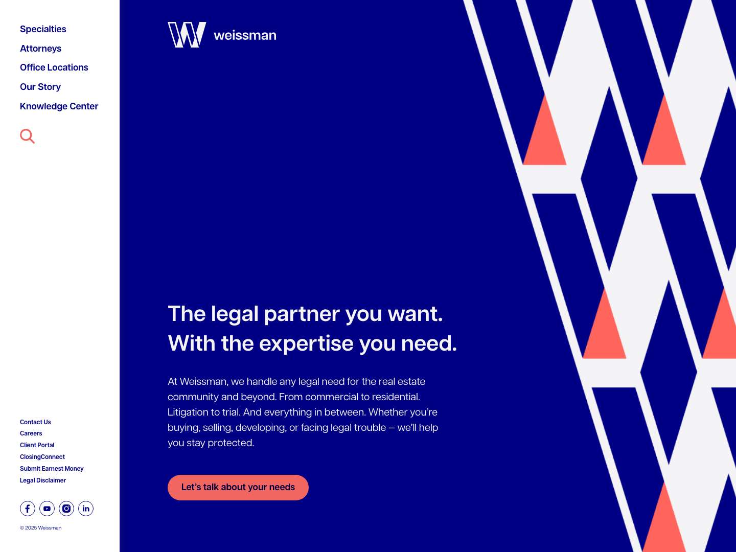 Home - Weissman - Full Screenshot