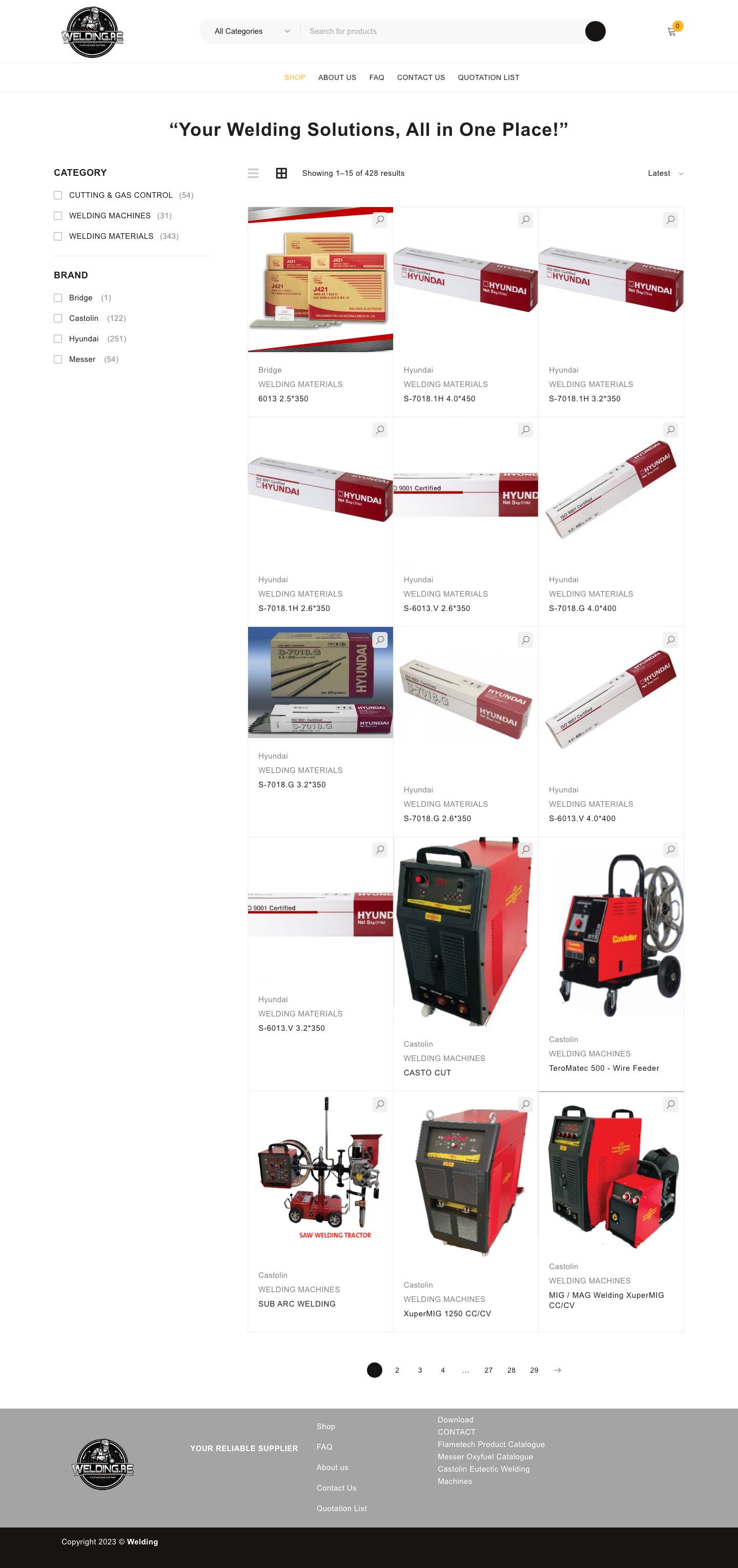 "Your Welding Solutions, All in One Place!" - welding.ae - Full Screenshot