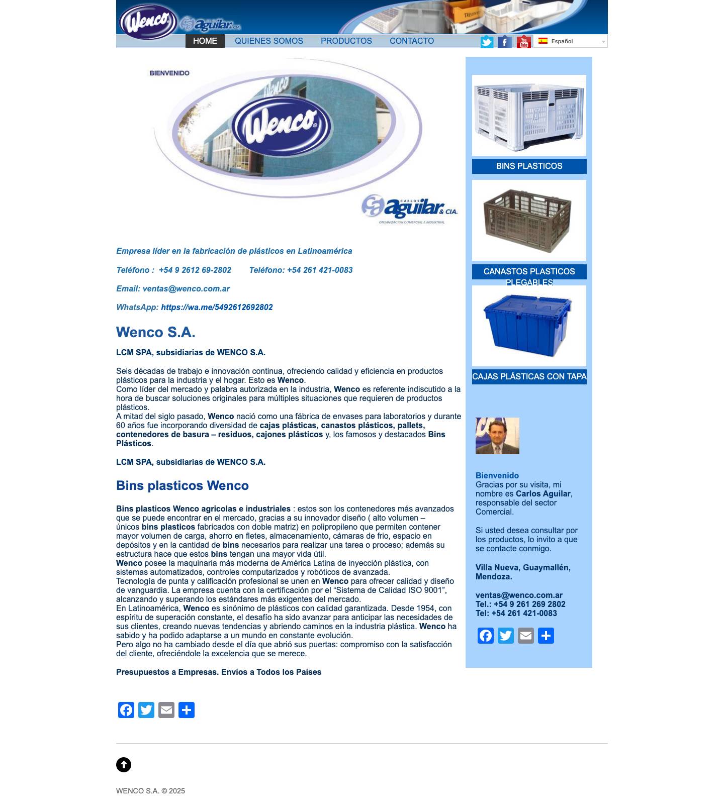 WENCO S.A. - Full Screenshot