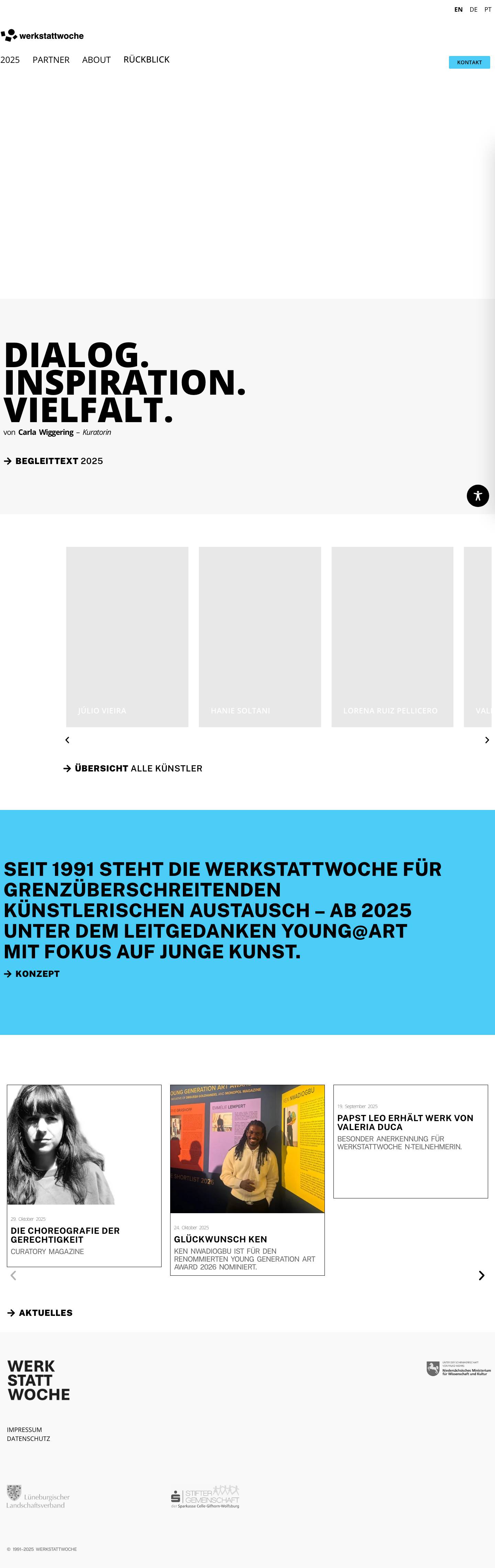 WERKSTATTWOCHE - Full Screenshot