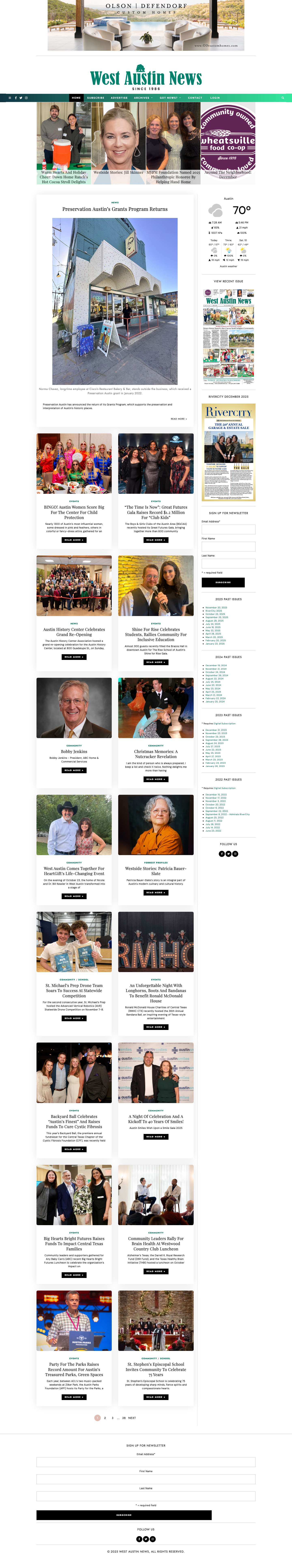 West Austin News | - Full Screenshot