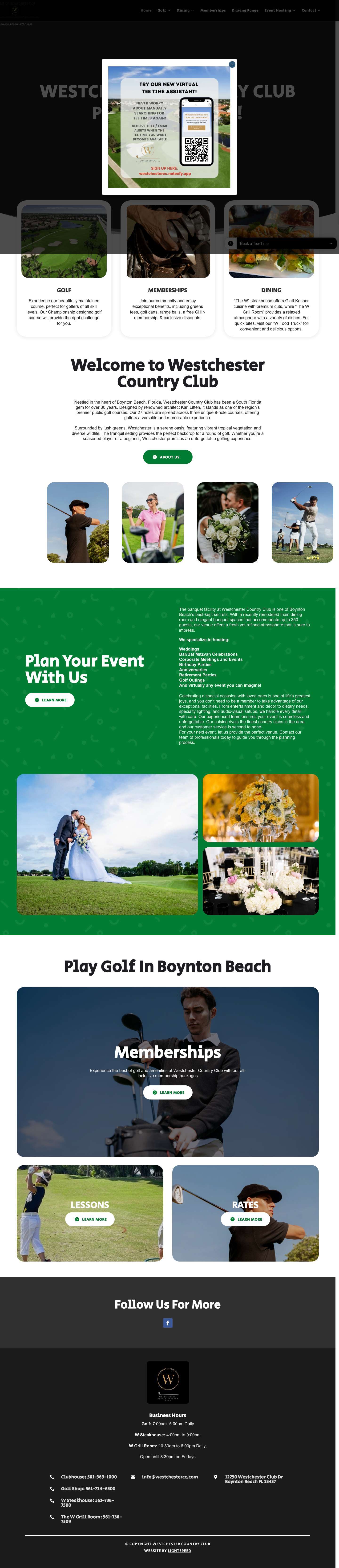 Westchester Country Club - Experience our beautifully maintained course, perfect for golfers of all skill levels. - Full Screenshot