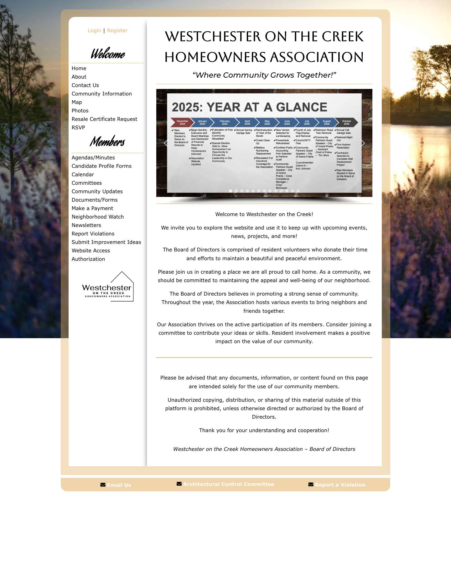 New Home - Westchester on the Creek - Full Screenshot