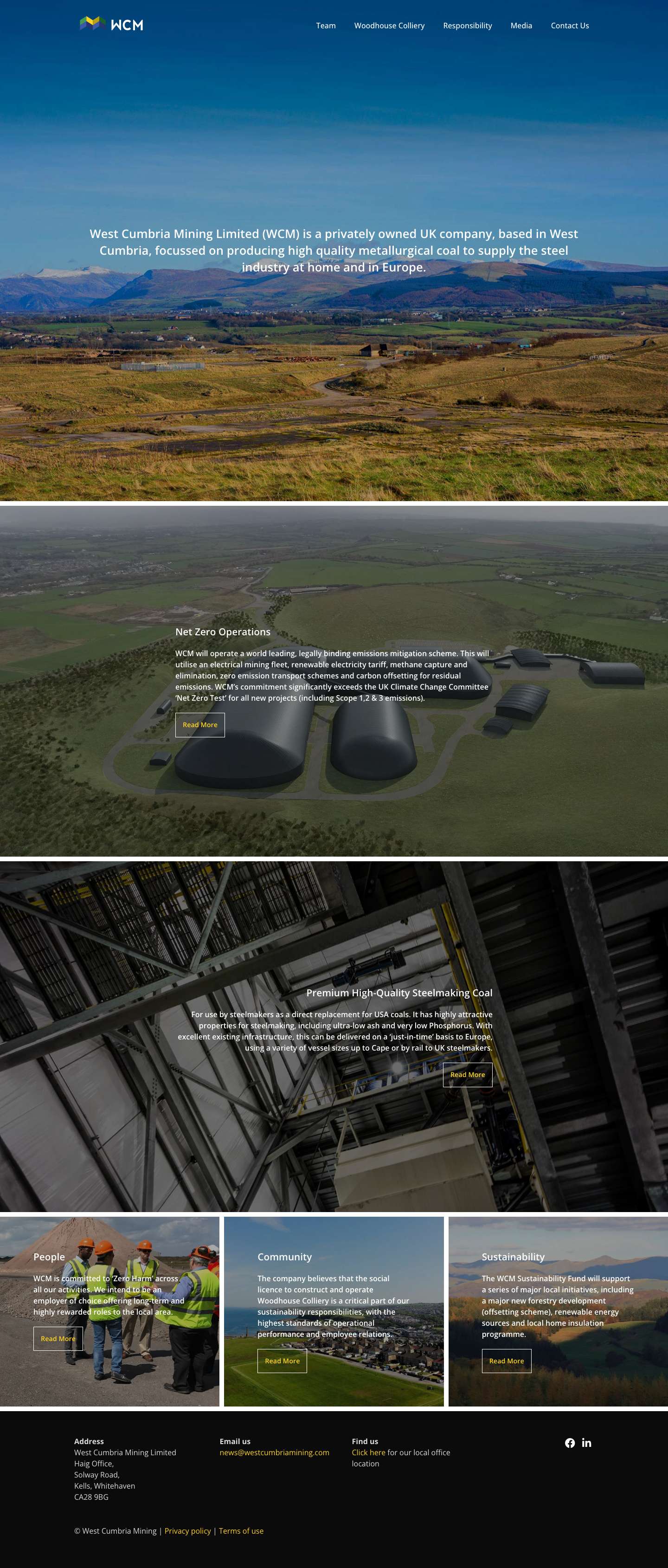 Welcome to West Cumbria Mining - Full Screenshot