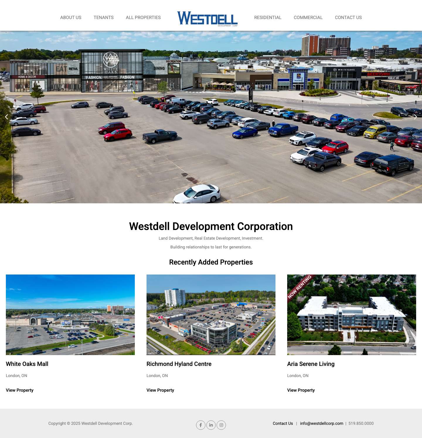 Westdell Development CorporationWestdell Development Corporation - Full Screenshot